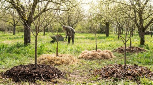 Ces variétés de paillis suggérées par des arboriculteurs assurent le développement idéal des jeunes arbres fruitiers