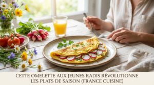 Cette omelette aux jeunes radis révolutionne les plats de saison