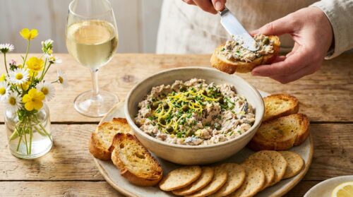Cette rillette de sardines à tartiner me sauve tous les apéros quand je manque de temps