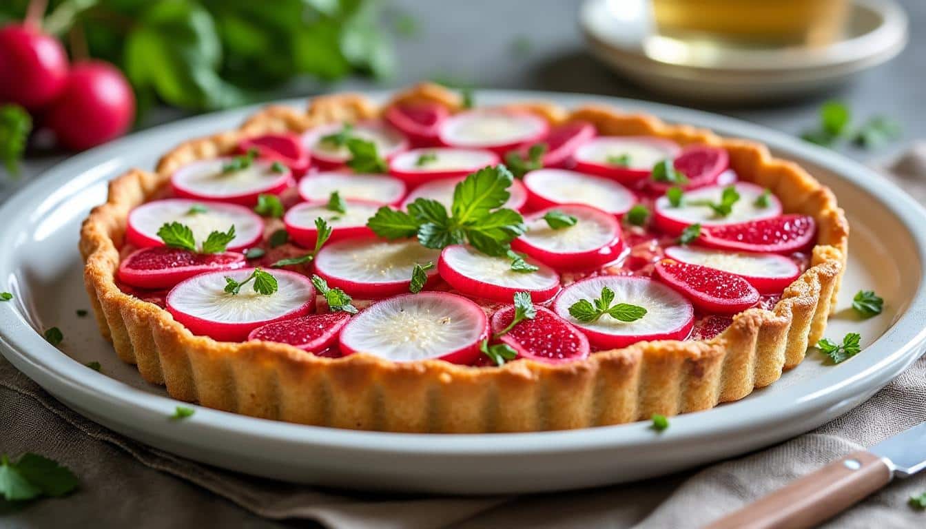 Cette tartine croustillante au radis révèle tout le printemps dans l’assiette