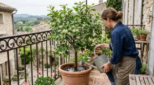 Citronnier en pot : en mars, l’arrosage exact qui prévient la chute des fleurs et préserve la floraison