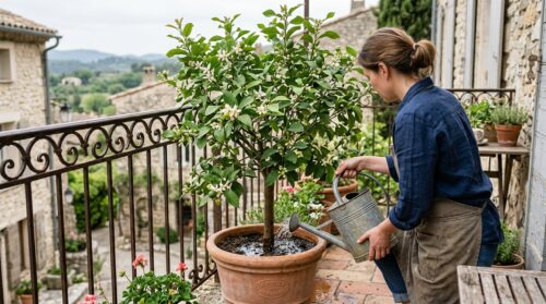 Citronnier en pot : en mars, l’arrosage exact qui prévient la chute des fleurs et préserve la floraison
