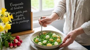 Croquants et tendres mes petits pois mijotés réveillent le goût du printemps