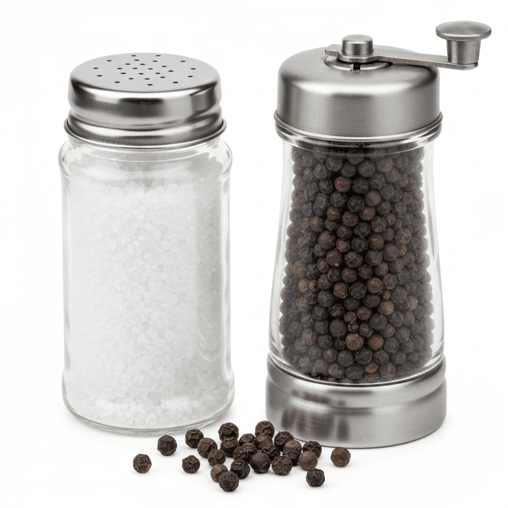 Sel de mer et poivre du moulin