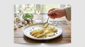 Je ne pensais pas qu’une asperge pourrait ainsi se désagréger en bouche au printemps