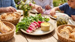 La douceur du radis au beurre évoque mes repas familiaux d'enfance