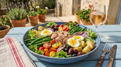 Légère et croustillante, la salade niçoise idéale pour les journées chaudes de mars