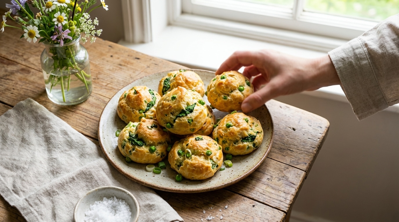 Ma trouvaille savoureuse des gougères végétales fondantes au printemps