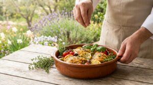 Saveurs ensoleillées et herbes fraîches pour un poulet à la provençale parfait