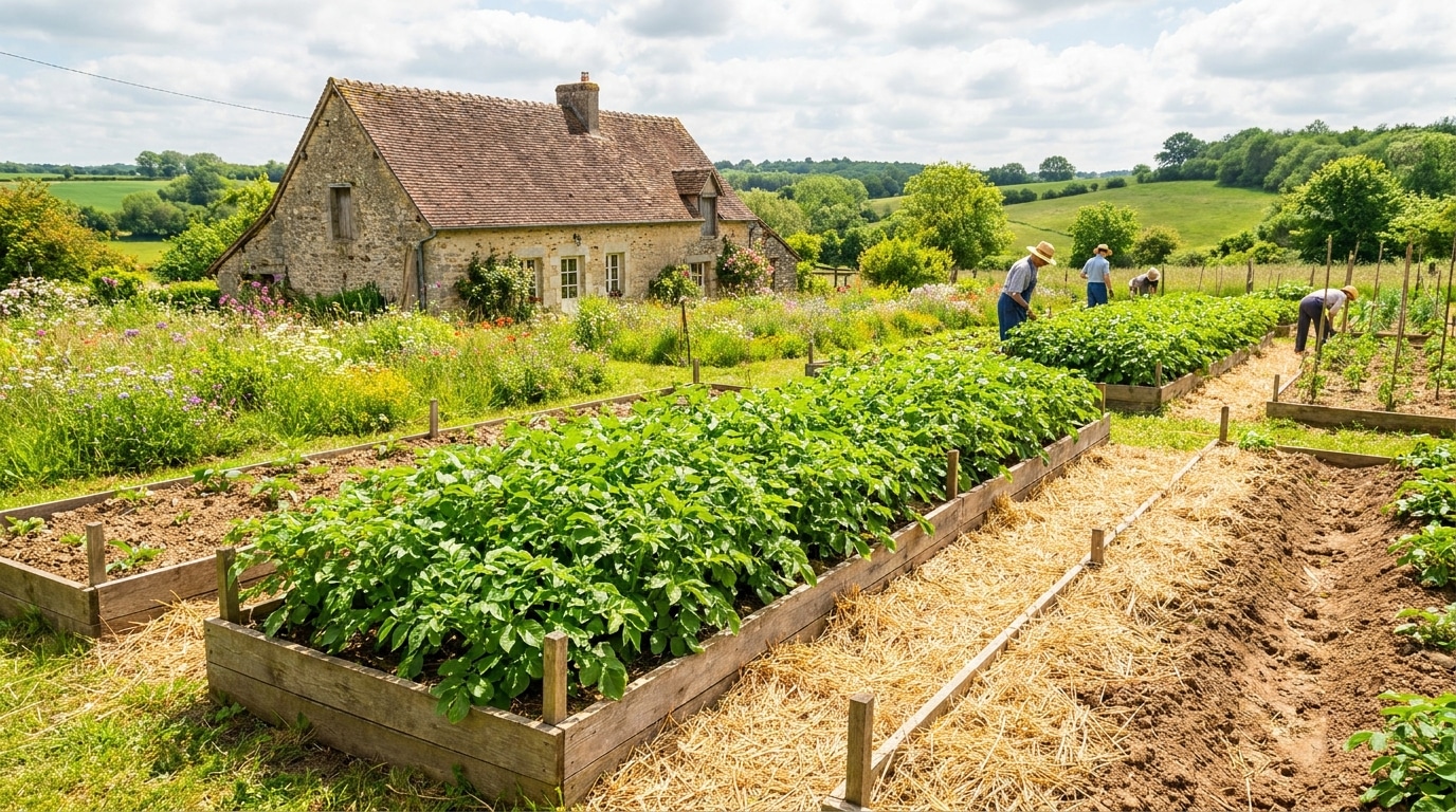 3 approches efficaces pour semer vos pommes de terre en fonction de votre potager et simplifier leur entretien