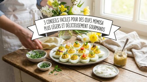 3 conseils faciles pour des œufs mimosa plus légers et délicieusement gourmands