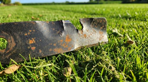 découvrez les 5 signes essentiels pour repérer une lame de tondeuse mulching usée qui compromet la santé de votre gazon et apprenez à l'entretenir efficacement.