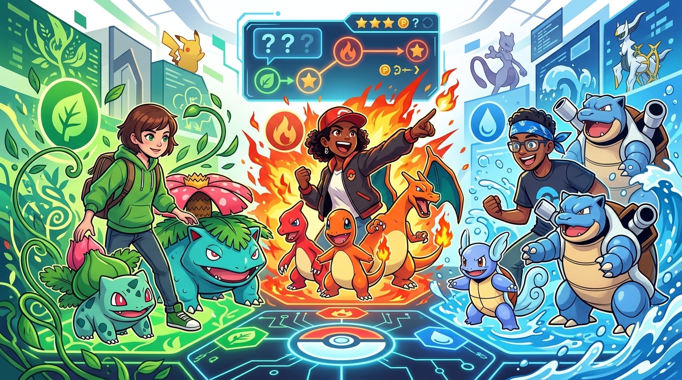 Testez vos connaissances sur les évolutions et talents cachés des starters Pokémon