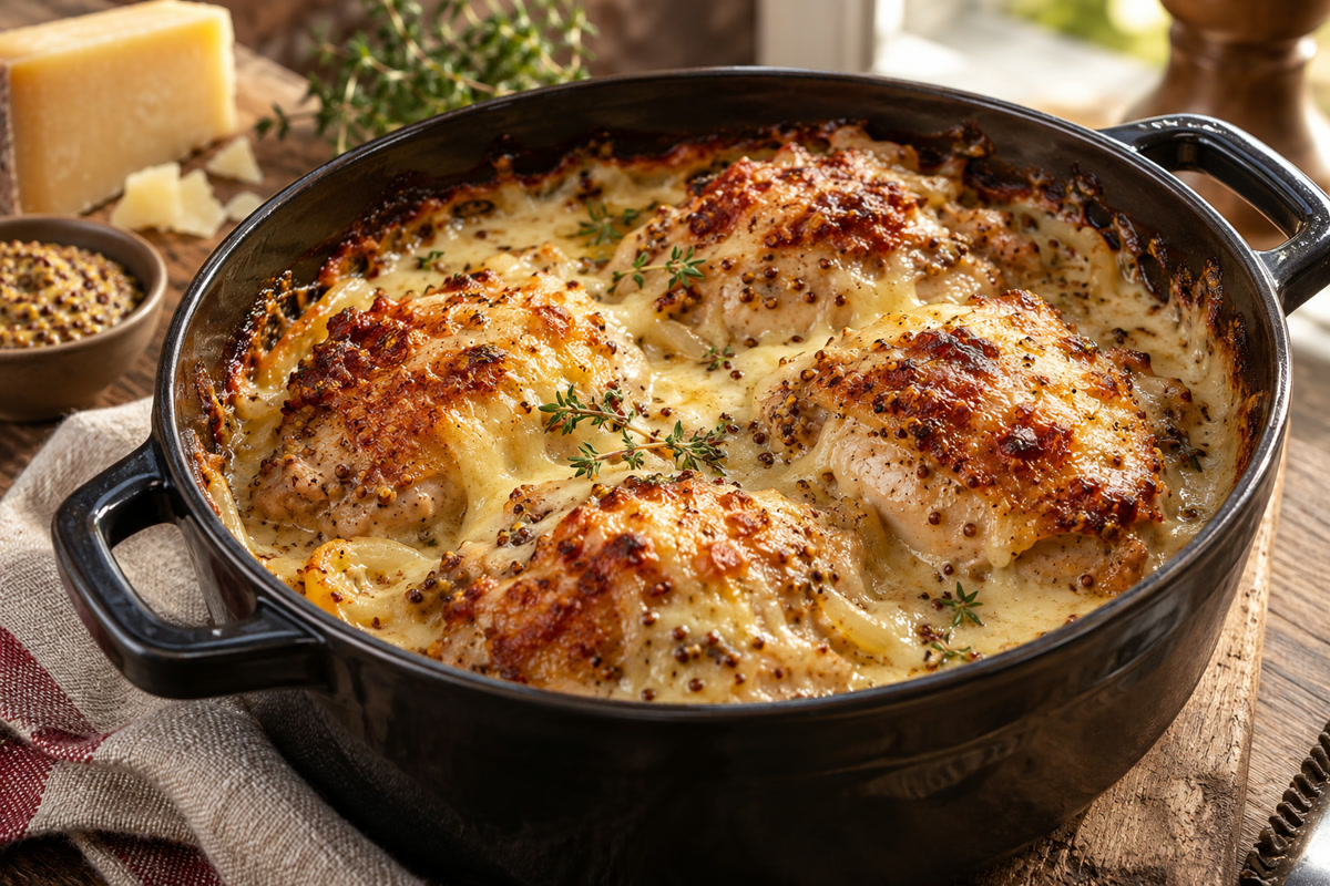 Le poulet Gaston Gérard ne supporte pas une sauce qui bout après le fromage – image à la une